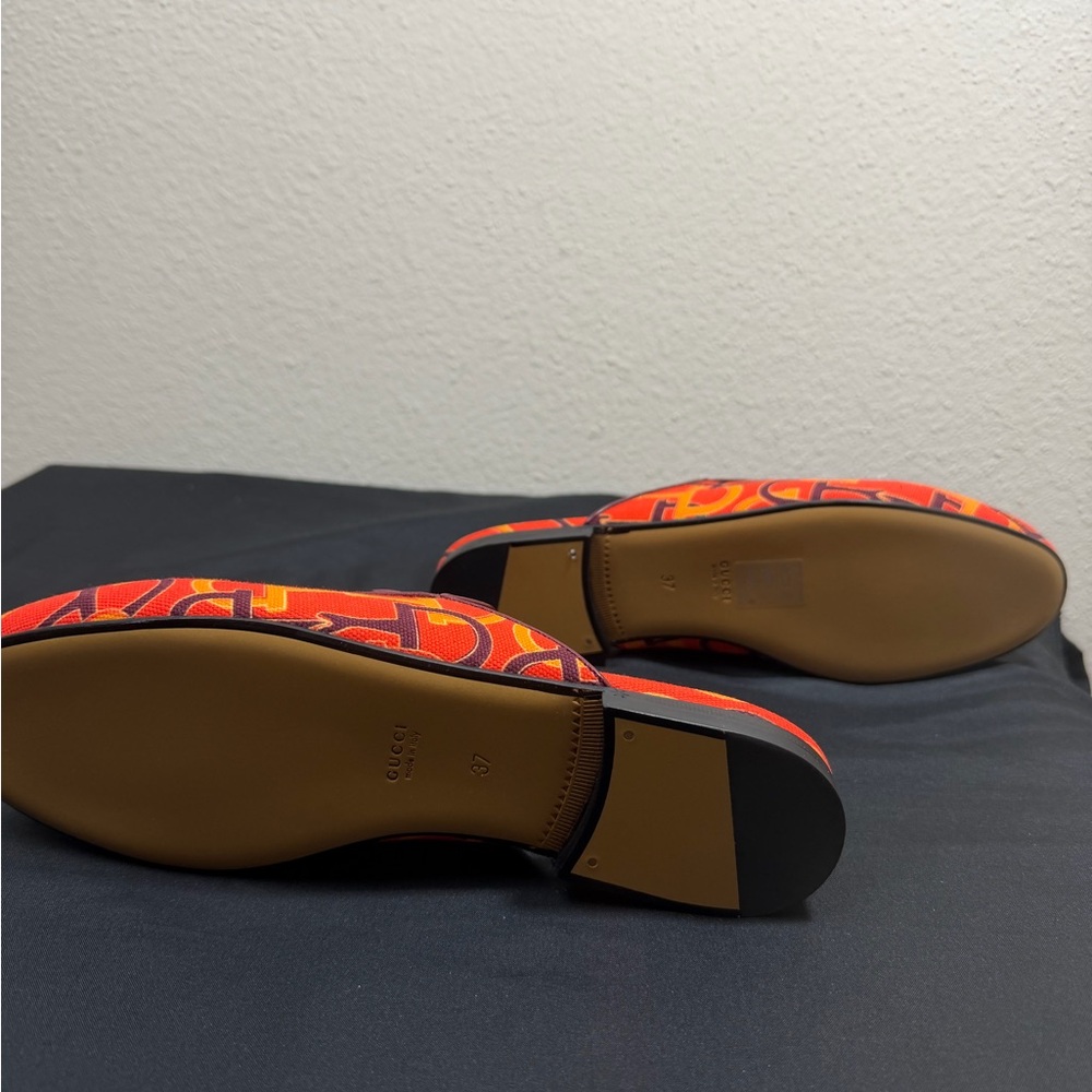 Gucci Horsebit Canvas Loafers Flat - Picture 8 of 8
